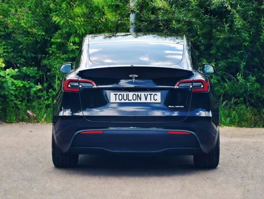 Arrière Tesla Model Y - Toulon VTC